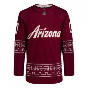Dresovi Arizona Coyotes Custom Adidas 2022-23 Garnet Authentic - Muške